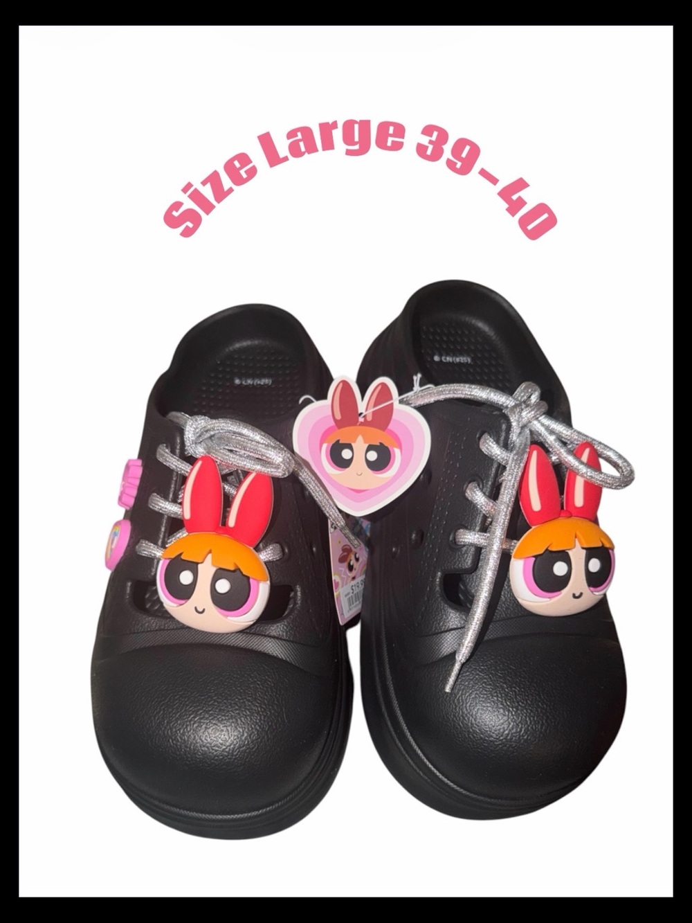 *new*  MINISO x The Powerpuff Girls Blossom EVA Clog Size Large 39-40
